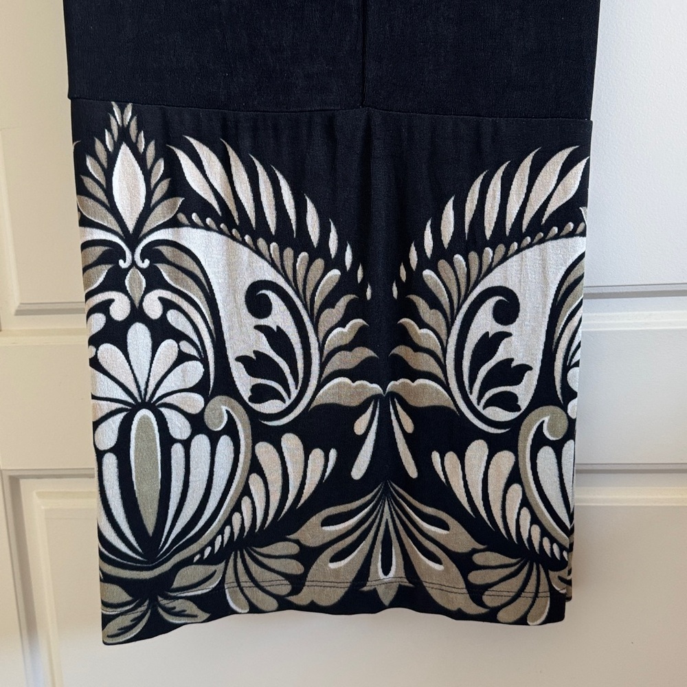 Chico's Travelers Border Print Kimono Top and Pants - Picture 4 of 7